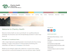 Tablet Screenshot of chantryhealth.com